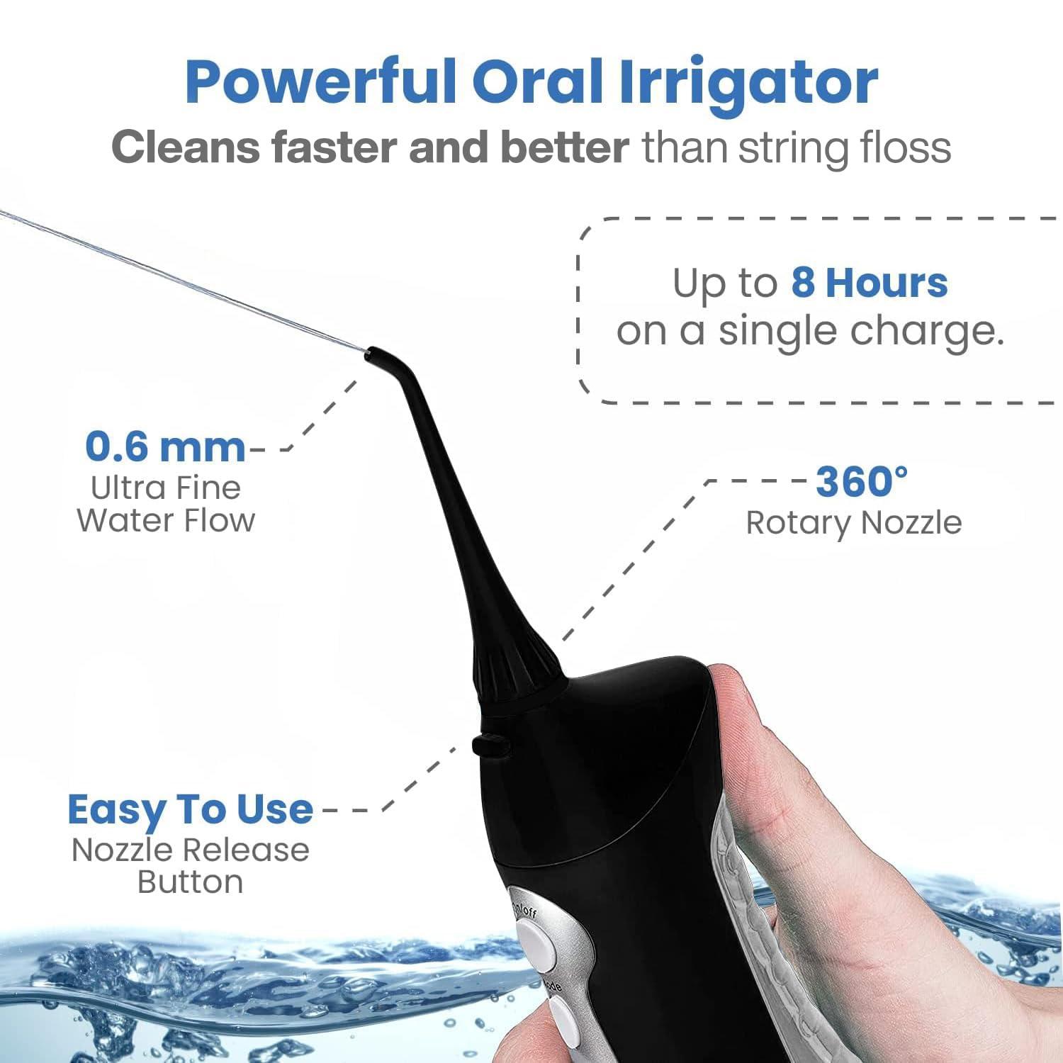 image:imageAquaSonic Home Dental Center Rechargeable Power Toothbrush amp Smart Water Flosser Complete Family Oral Care System 10 Attachments and Tips Included Various Modes amp Timers BlackBlack