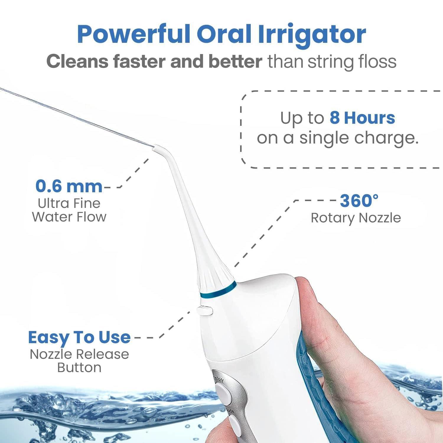 image:imageAquaSonic Home Dental Center Rechargeable Power Toothbrush amp Smart Water Flosser Complete Family Oral Care System 10 Attachments and Tips Included Various Modes amp Timers BlackWhite