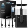 image:imageAquaSonic Aqua Flosser PRO  Professional Water Flosser with Large Capacity Reservoir  Oral Irrigator w 2 Modes 10 Levels of Water Pressure 4 Included Tips  Sleek amp CompactBlack