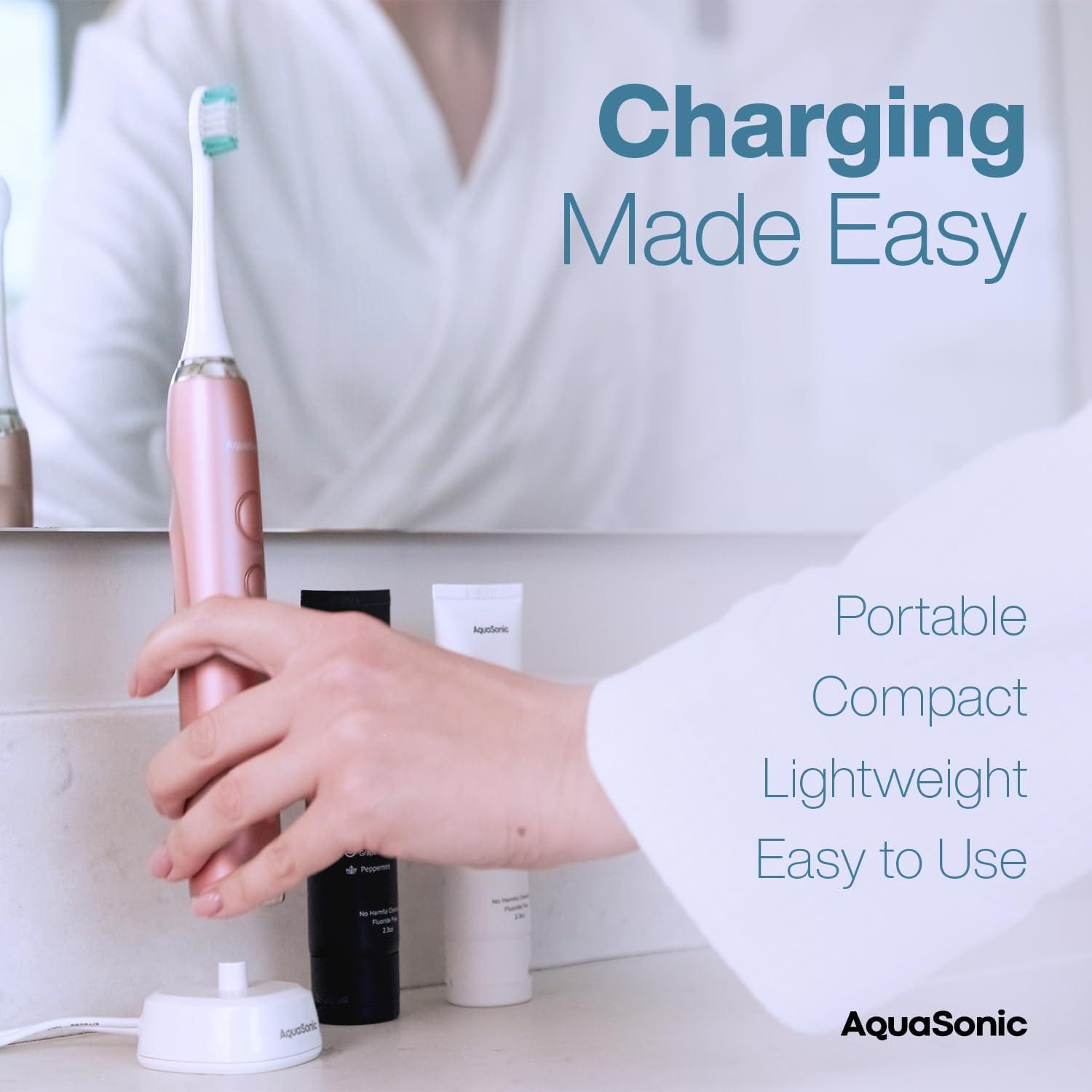 image:imageAquaSonic Electric Toothbrush Charger Conductive Charging Dock Compatible with Most AquaSonic Toothbrushes Genuine Authentic Parts WhiteWhite