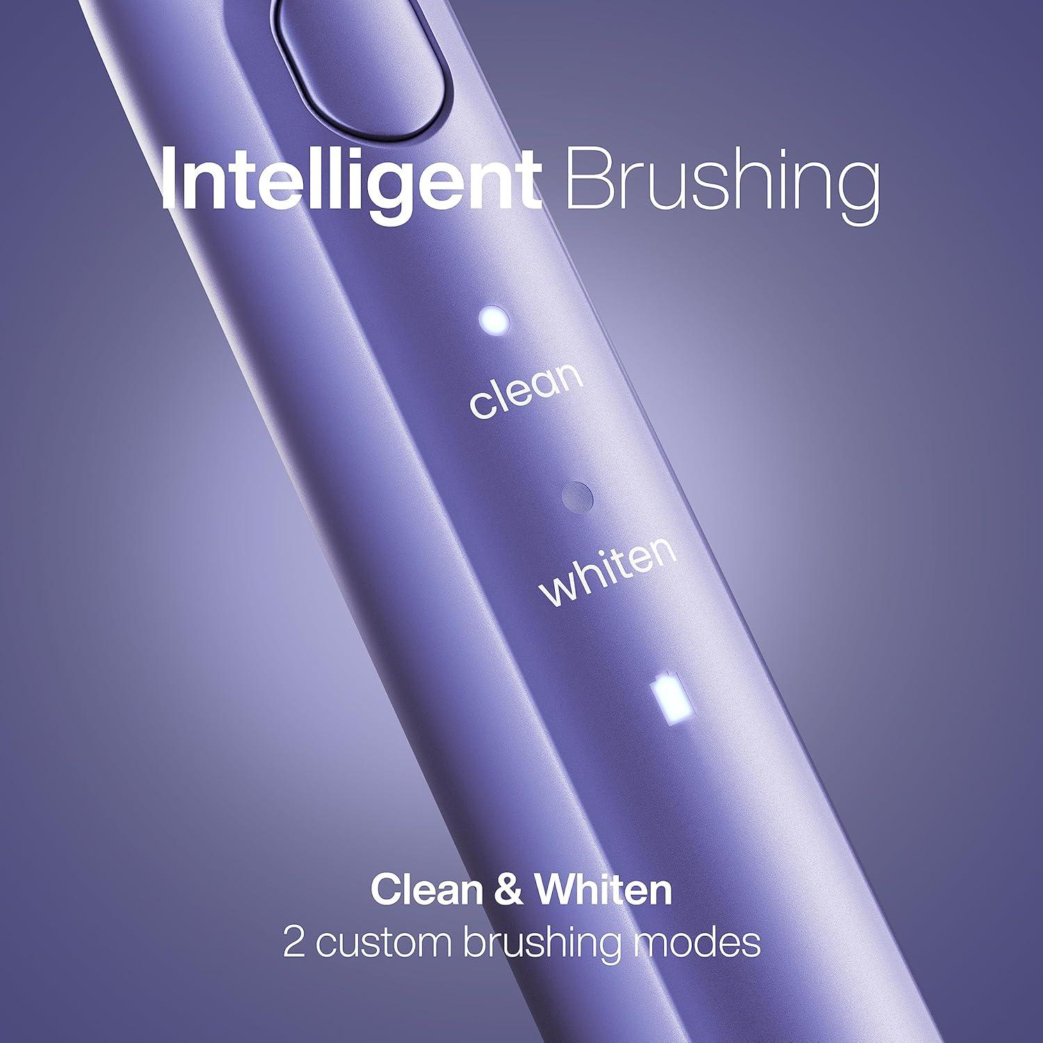 image:imageAquasonic Icon ADAAccepted Rechargeable Toothbrush Magnetic Holder amp Slim Travel Case 2 Brushing Modes amp Smart Timers Gentle MicroVibrations NavyLilac