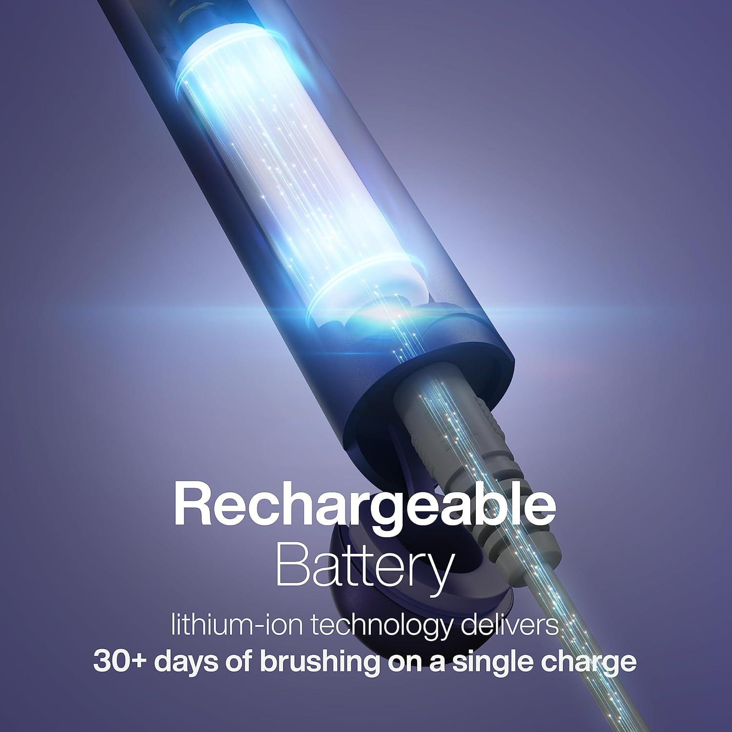image:imageAquasonic Icon ADAAccepted Rechargeable Toothbrush Magnetic Holder amp Slim Travel Case 2 Brushing Modes amp Smart Timers Gentle MicroVibrations NavyLilac